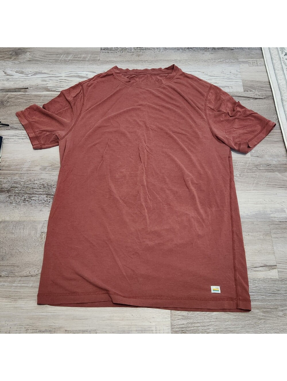 Mens Vuori T Shirt Rust Cedar Large